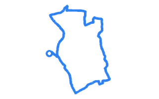 Route shape for Route 10 at Kettering DTC