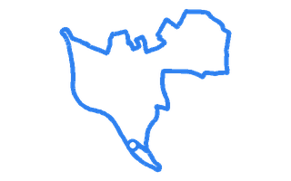 Route shape for Route 11 at Kettering DTC