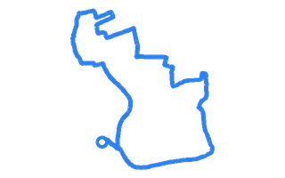 Route shape for Route 12 at Kettering DTC