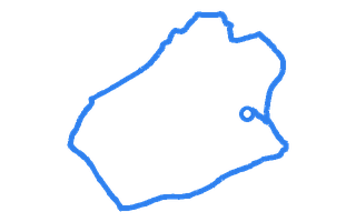 Route shape for Route 13 at Kettering DTC