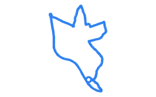 Route shape for Route 14 (NEW) at Kettering DTC