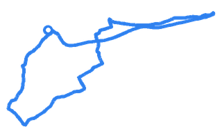 Route shape for Route 15 (NEW) at Kettering DTC