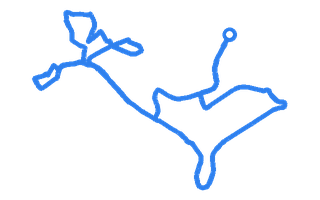 Route shape for Route 1 at Kings Lynn (Norwich) DTC