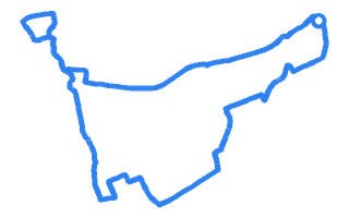 Route shape for Route 1 at Kirkcaldy DTC