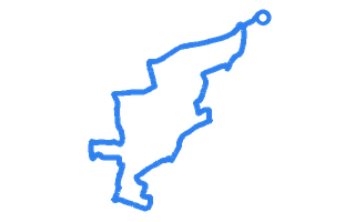 Route shape for Route 6 at Kirkcaldy DTC