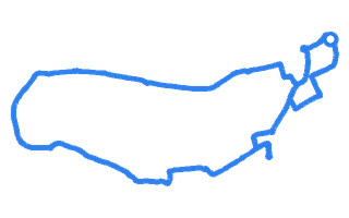 Route shape for Route 8 at Kirkcaldy DTC