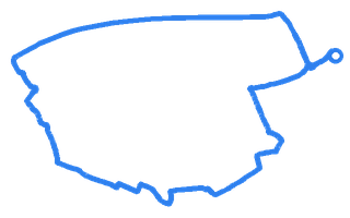 Route shape for Route 9 at Kirkcaldy DTC