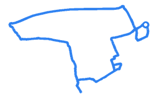 Route shape for Route 12 at Kirkcaldy DTC