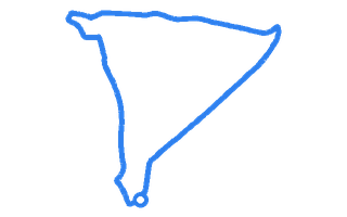 Route shape for Route 14 at Kirkcaldy DTC