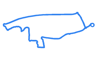 Route shape for Route 19 (NEW) at Kirkcaldy DTC
