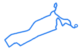 Route shape for Route 3 at Knaresborough DTC