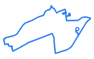 Route shape for Route 8 at Knaresborough DTC