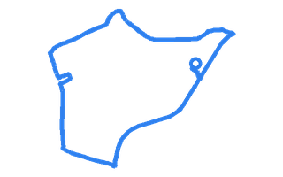 Route shape for Route 10 at Knaresborough DTC