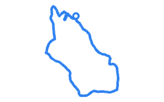 Route shape for Route 16 at Knaresborough DTC