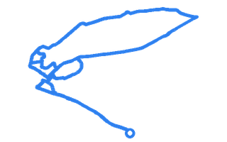Route shape for Route 1 at Lanark DTC