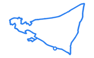 Route shape for Route 5 at Lanark DTC