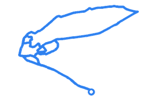 Route shape for Route 7 at Lanark DTC