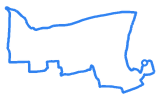 Route shape for Route 2 at Lancing DTC