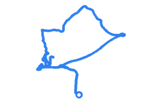 Route shape for Route 6 at Launceston DTC