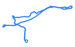 Route shape for Route 10 at Launceston DTC