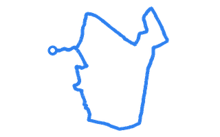 Route shape for Route 1 at Lee On The Solent DTC