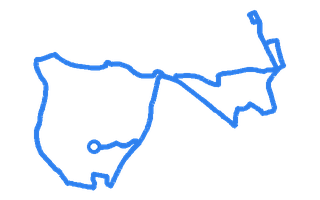 Route shape for Route 4 at Lee On The Solent DTC
