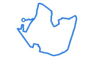 Route shape for Route 6 at Lee On The Solent DTC