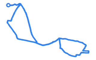 Route shape for Route 11 at Lee On The Solent DTC