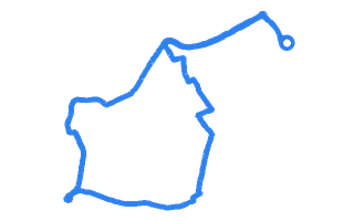 Route shape for Route 14 at Leeds Fearnville DTC