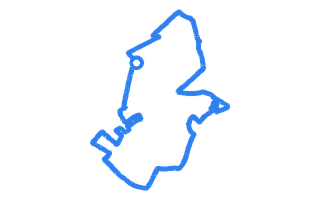 Route shape for Route 8 at Leeds (Harehills) DTC