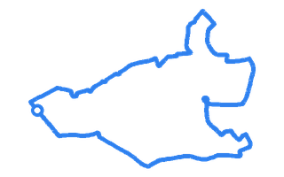 Route shape for Route 9 at Leeds (Harehills) DTC