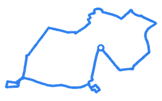 Route shape for Route 10 at Leeds (Harehills) DTC