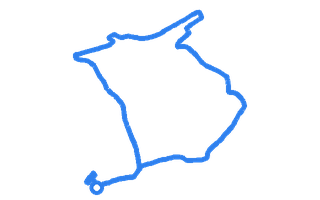 Route shape for Route 1 at Leeds (Heckmondwike) DTC