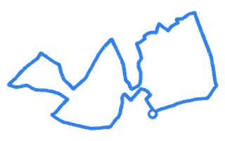 Route shape for Route 6 at Leeds (Heckmondwike) DTC