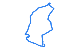 Route shape for Route 8 at Leeds (Heckmondwike) DTC