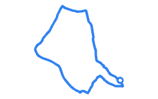 Route shape for Route 11 at Leeds (Horsforth) DTC