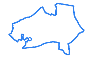 Route shape for Route 12 at Leeds (Horsforth) DTC