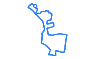 Route shape for Route 5 at Leicester (Cannock Street) DTC