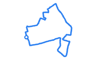 Route shape for Route 1 at Leicester (Wigston) DTC