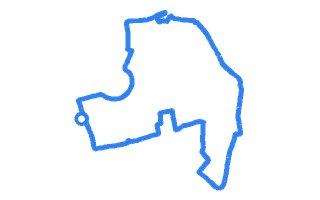 Route shape for Route 4 at Leicester (Wigston) DTC