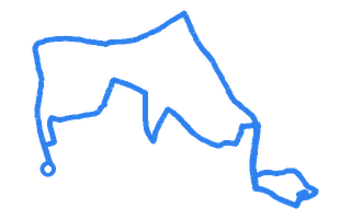 Route shape for Route 10 at Leicester (Wigston) DTC