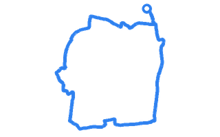 Route shape for Route 11 at Leicester (Wigston) DTC
