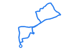 Route shape for Route 15 (NEW) at Leicester (Wigston) DTC