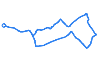 Route shape for Route 1 at Leighton Buzzard DTC