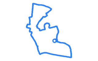 Route shape for Route 9 at Leighton Buzzard DTC