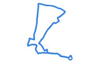 Route shape for Route 17 (NEW) at Leighton Buzzard DTC