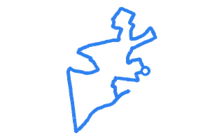Route shape for Route 9 at Letchworth DTC