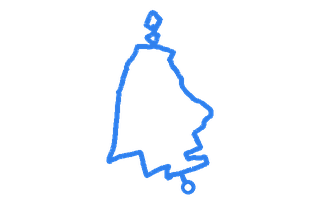 Route shape for Route 10 at Letchworth DTC