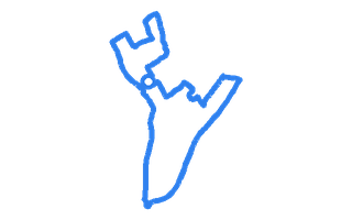 Route shape for Route 7 at Lichfield DTC