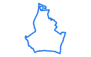 Route shape for Route 2 at Lincoln DTC